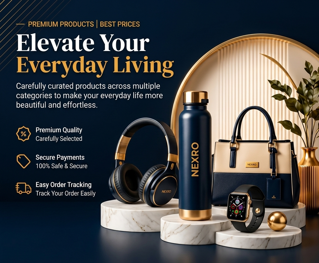 Elevate Your Everyday Living — carefully curated products across multiple categories