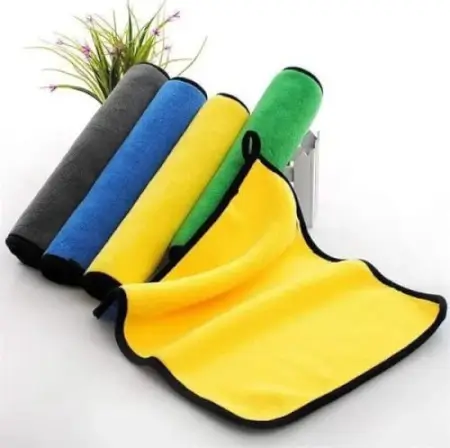 C5ABwVEbyskDBFyQegLZErBIQNlCbdAlnrLA7E0I.webp 40x40 cm Microfiber Towel Cleaning Cloth for Car, Home, Kitchen and Multipurpose Cleaning, 1 Pc ( multicolor, OS )