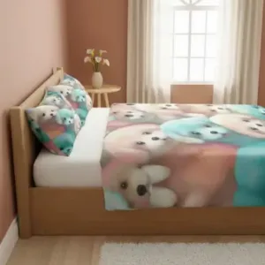 Premium 7D Printed Double Bedsheet with 2 Pillow Covers | Soft & Comfortable | Luxury Look ( multicolor, Double Queen )