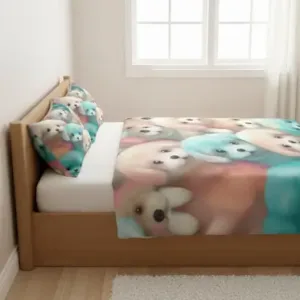 Premium 7D Printed Double Bedsheet with 2 Pillow Covers | Soft & Comfortable | Luxury Look ( multicolor, Double Queen )